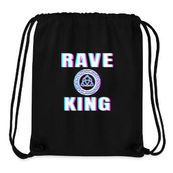 RAVE KING - Stanley/Stella Recycled Gym Bag - black - Front