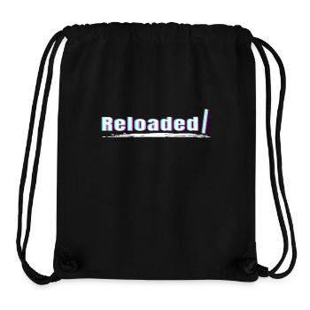 RELOADED - Stanley/Stella Recycled Gym Bag - black - Front
