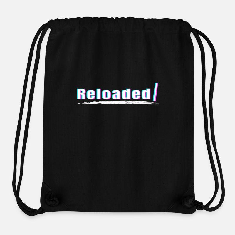 RELOADED - Stanley/Stella recycelter Gym Bag - Schwarz