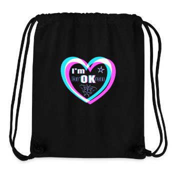 IM OC - Stanley/Stella Recycled Gym Bag - black - Front