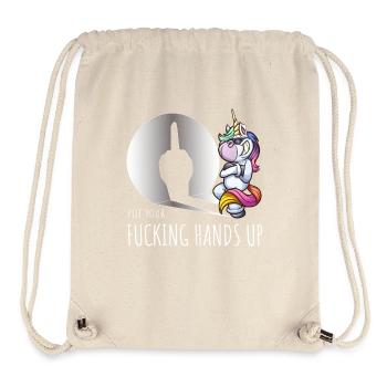 PUT YOUR HANDS UP - Stanley/Stella recycelter Gym Bag - Naturweiß - Vorne