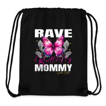 RAVE BUTTERFLY MOMMY - Stanley/Stella Recycled Gym Bag - black - Front