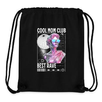 COOL MOM CLUB - Stanley/Stella Recycled Gym Bag - black - Front