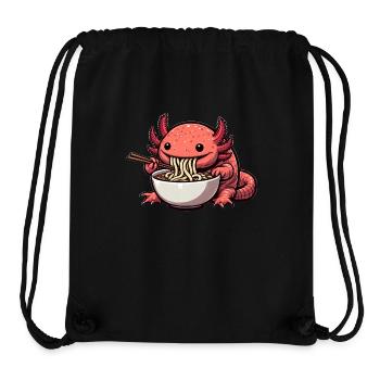 Ramen time for the axolotl - Stanley/Stella Recycled Gym Bag - black - Front