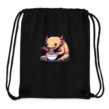Ramen time for the axolotl - Stanley/Stella Recycled Gym Bag - black - Front