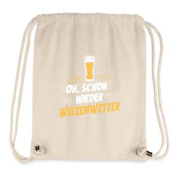 Funny Saying Wheat Beer Summer Sun Garden - Stanley/Stella Recycled Gym Bag - natural - Front
