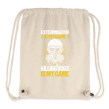 Pest Control Exterminator - Stanley/Stella Recycled Gym Bag - natural - Front