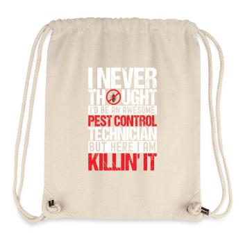 Pest Control Exterminator - Stanley/Stella Recycled Gym Bag - natural - Front