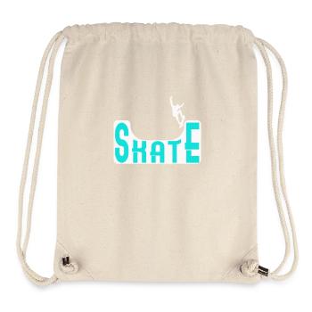 Skate Halfpipe Skateboard - Stanley/Stella Recycled Gym Bag - natural - Front