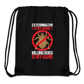 Pest Control Exterminator - Stanley/Stella Recycled Gym Bag - black - Front