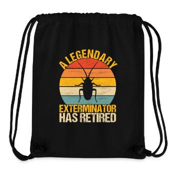 Pest Control Exterminator - Stanley/Stella Recycled Gym Bag - black - Front