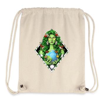 Gaia Mother Earth Goddess - Stanley/Stella Recycled Gym Bag - natural - Front