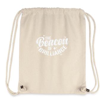 The Beacon of Brilliance - Stanley/Stella Recycled Gym Bag - natural - Front