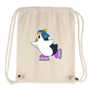 Patins à glace Penguin - Sac à cordon recyclé Stanley/Stella - blanc naturel - Devant