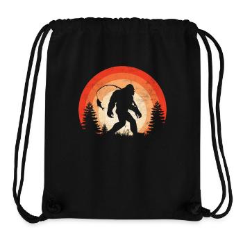 Bass Fish Big Foot - Stanley/Stella Recycled Gym Bag - black - Front
