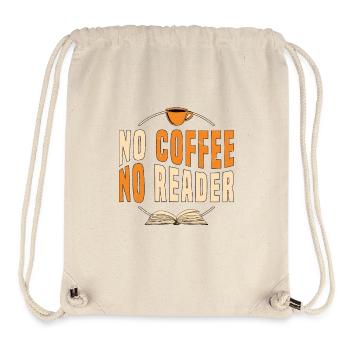 Lecteur Pas de café Pas de livres Café Lamour Lecteurs - Sac à cordon recyclé Stanley/Stella - blanc naturel - Devant