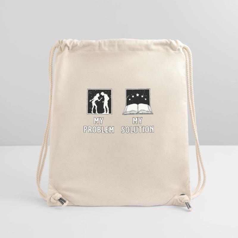 Reader My Problem My Solution Pictogram Dad Mom Stanley/Stella Recycled Gym Bag