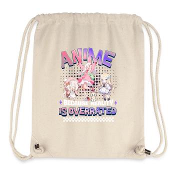 Anime Because Reality Is Overrated - Stanley/Stella Recycled Gym Bag - natural - Front