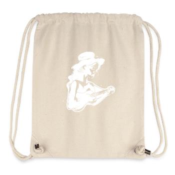 Ukulele Liebhaberin - Stanley/Stella recycelter Gym Bag - Naturweiß - Vorne