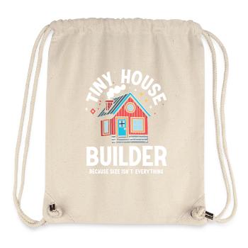 Tiny House Builder Funny Saying Own Home - Stanley/Stella Recycled Gym Bag - natural - Front
