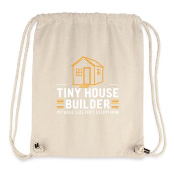Tiny House Builder Funny Saying Own Home - Stanley/Stella Recycled Gym Bag - natural - Front
