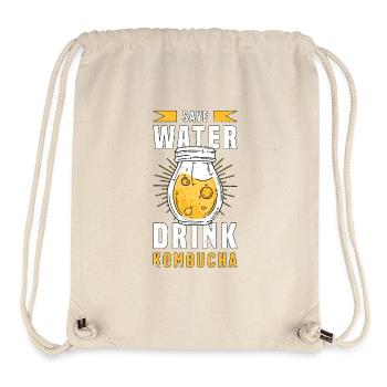 Kombucha Save Water Drink Manchurian Mushroom - Stanley/Stella Recycled Gym Bag - natural - Front
