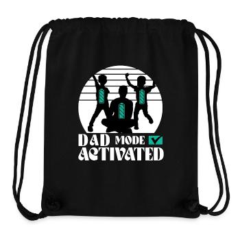 Mode papa activé - Sac à cordon recyclé Stanley/Stella - noir - Devant
