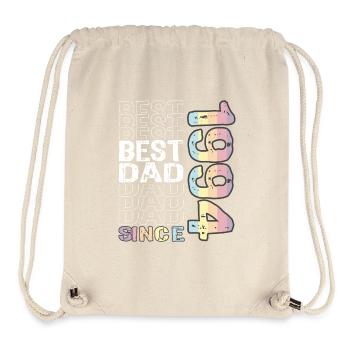 Meilleur papa du monde depuis 1994 Fête des pères - Sac à cordon recyclé Stanley/Stella - blanc naturel - Devant