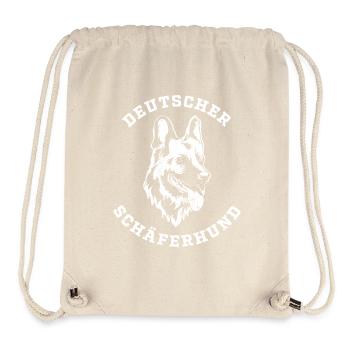 Schäferhund - Stanley/Stella recycelter Gym Bag - Naturweiß - Vorne