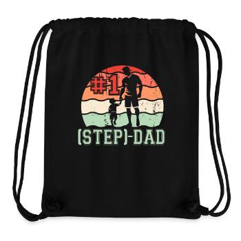 Beau-père - Sac à cordon recyclé Stanley/Stella - noir - Devant