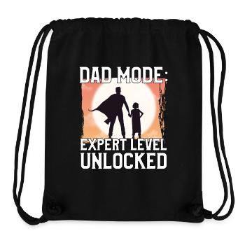 Mode papa Niveau expert débloqué - Sac à cordon recyclé Stanley/Stella - noir - Devant