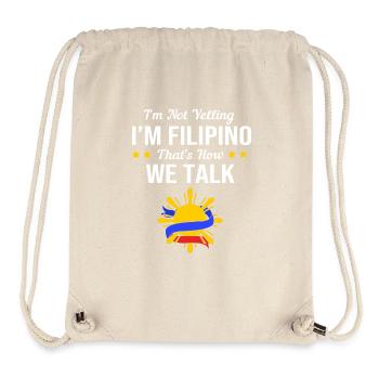 Filipino Philippines - Stanley/Stella Recycled Gym Bag - natural - Front