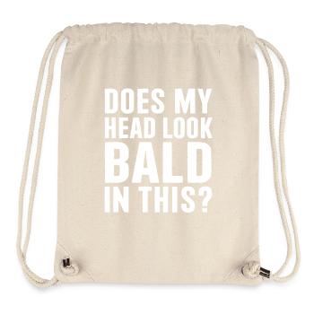 Funny Bald Joke Does My Head Look Bald In This - Stanley/Stella Recycled Gym Bag - natural - Front