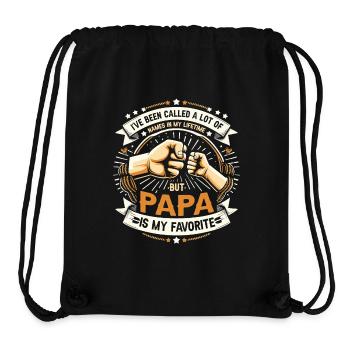 Papa Vater Sohn I've Been Called A Lot Of Names - Stanley/Stella recycelter Gym Bag - Schwarz - Vorne