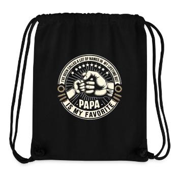Papa Vater Sohn I've Been Called A Lot Of Names - Stanley/Stella recycelter Gym Bag - Schwarz - Vorne