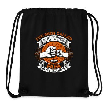 Papa Vater Sohn I've Been Called A Lot Of Names - Stanley/Stella recycelter Gym Bag - Schwarz - Vorne