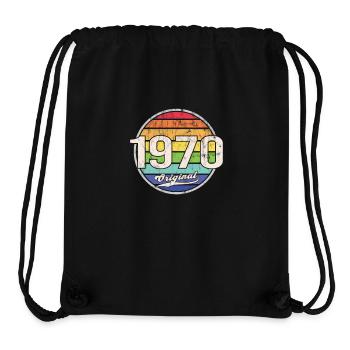 1970 Birthday Year Original - Stanley/Stella Recycled Gym Bag - black - Front