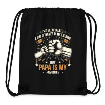 Papa Vater Sohn I've Been Called A Lot Of Names - Stanley/Stella recycelter Gym Bag - Schwarz - Vorne