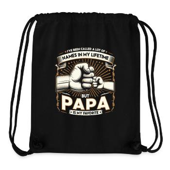 Papa Vater Sohn I've Been Called A Lot Of Names - Stanley/Stella recycelter Gym Bag - Schwarz - Vorne
