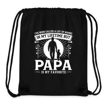 Papa Vater Sohn I've Been Called A Lot Of Names - Stanley/Stella recycelter Gym Bag - Schwarz - Vorne