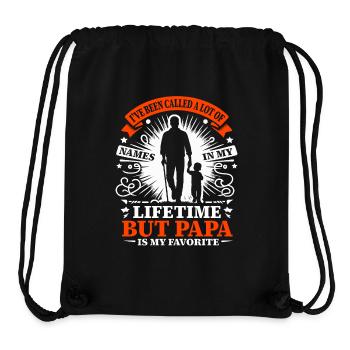 Papa Vater Sohn I've Been Called A Lot Of Names - Stanley/Stella recycelter Gym Bag - Schwarz - Vorne