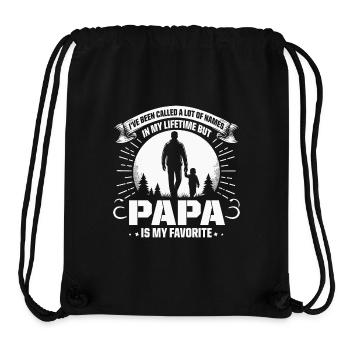 Papa Vater Sohn Geschenkidee Called A Lot Of Names - Stanley/Stella recycelter Gym Bag - Schwarz - Vorne