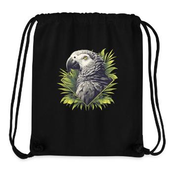 Graupapageien Graupapagei - Stanley/Stella recycelter Gym Bag - Schwarz - Vorne