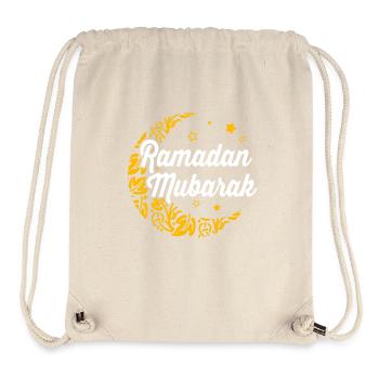 Muslim - Stanley/Stella recycelter Gym Bag - Naturweiß - Vorne