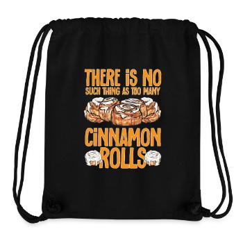 Cinnamon roll - Stanley/Stella Recycled Gym Bag - black - Front