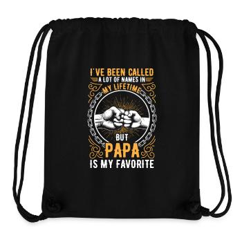 Papa Vater Sohn Geschenkidee Called A Lot Of Names - Stanley/Stella recycelter Gym Bag - Schwarz - Vorne