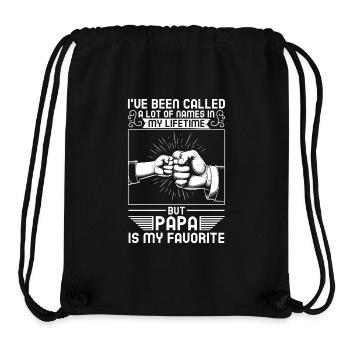 Papa Vater Sohn Geschenkidee Called A Lot Of Names - Stanley/Stella recycelter Gym Bag - Schwarz - Vorne