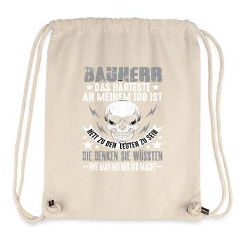 Builder House Building Own Home Topping Out Ceremony Builders - Stanley/Stella Recycled Gym Bag - natural - Front