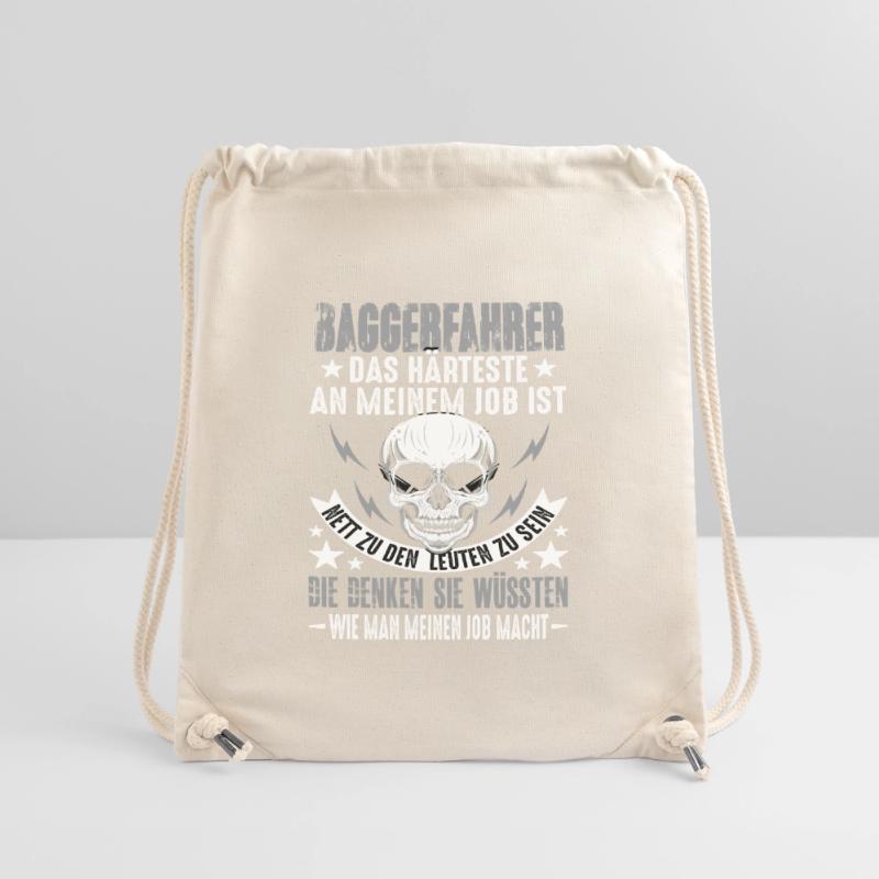Baggerfahrer Bagger Baggerfahrer Spruch Lustig Stanley/Stella recycelter Gym Bag