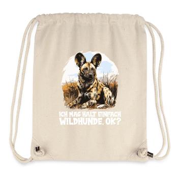 Wildhunde Wildhund - Stanley/Stella recycelter Gym Bag - Naturweiß - Vorne